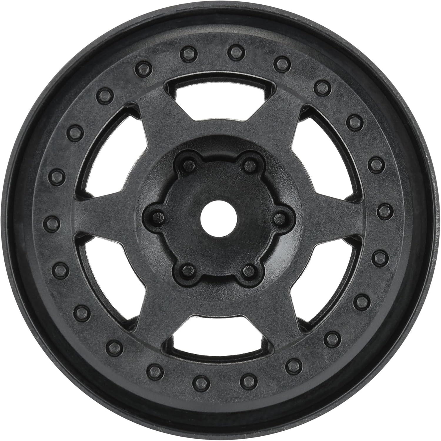 Pro-Line Racing 1/10 Holcomb F/R 1.55" 12mm Crawler Bead-Loc Wheels 2 Black PRO284200