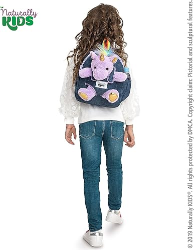 Miniatura 318 de Naturally KIDS - Juguetes de unicornio para niños y niñas de 2 a 3 años, regalos de cumpleaños, mochila de unicornio para niños pequeños 03 Unicornio