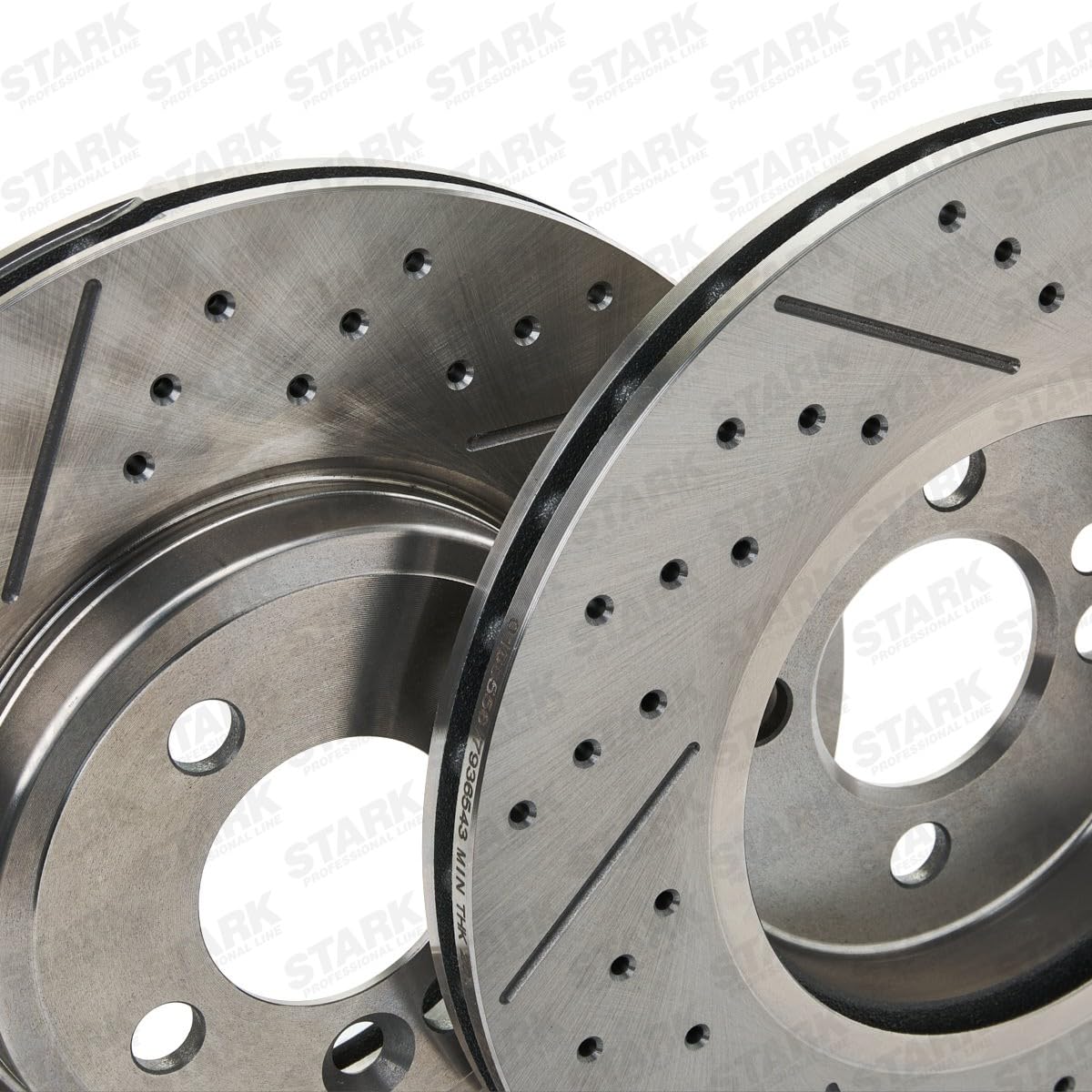 STARK SKBD-0023029 2x Disco freno Anteriore senza viti/bulloni Compatibilità con MINI Hatchback R56