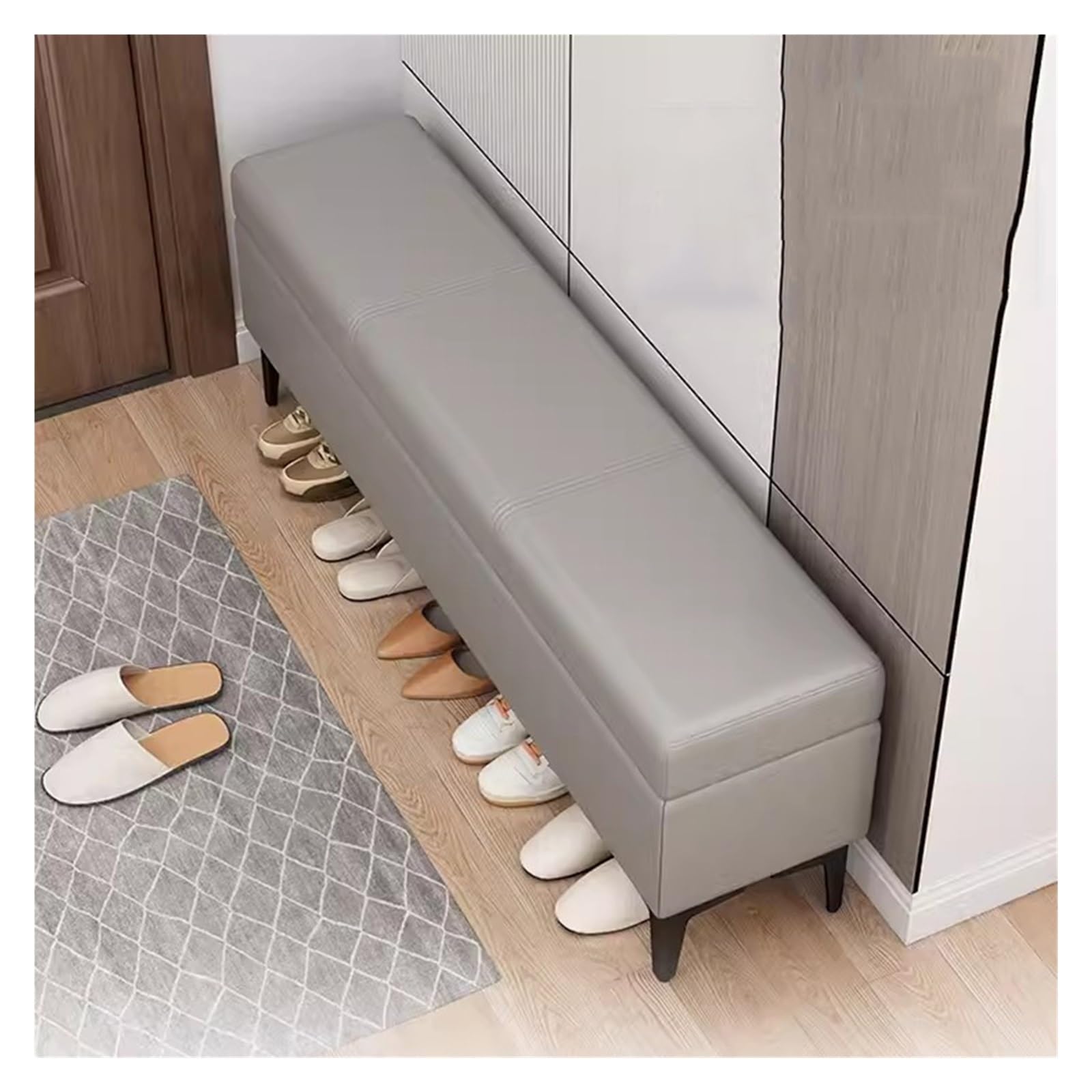 Banc ottoman moderne pour résoudre le manque d'espace et d'assise au salon