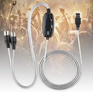 Midi To Usb Cable Converter Midi Interface Adapter Cord Keyboard Music Editing Line