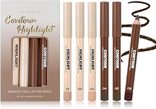 6Pcs Cream Contour Highlighter Stick Makeup S...