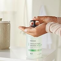 Vista 9 de McKesson Desinfectante de manos con aloe, botella de bomba de 18 onzas [paquete de 3] – 70% de alcohol etílico, aroma de agua de manantial, gel
