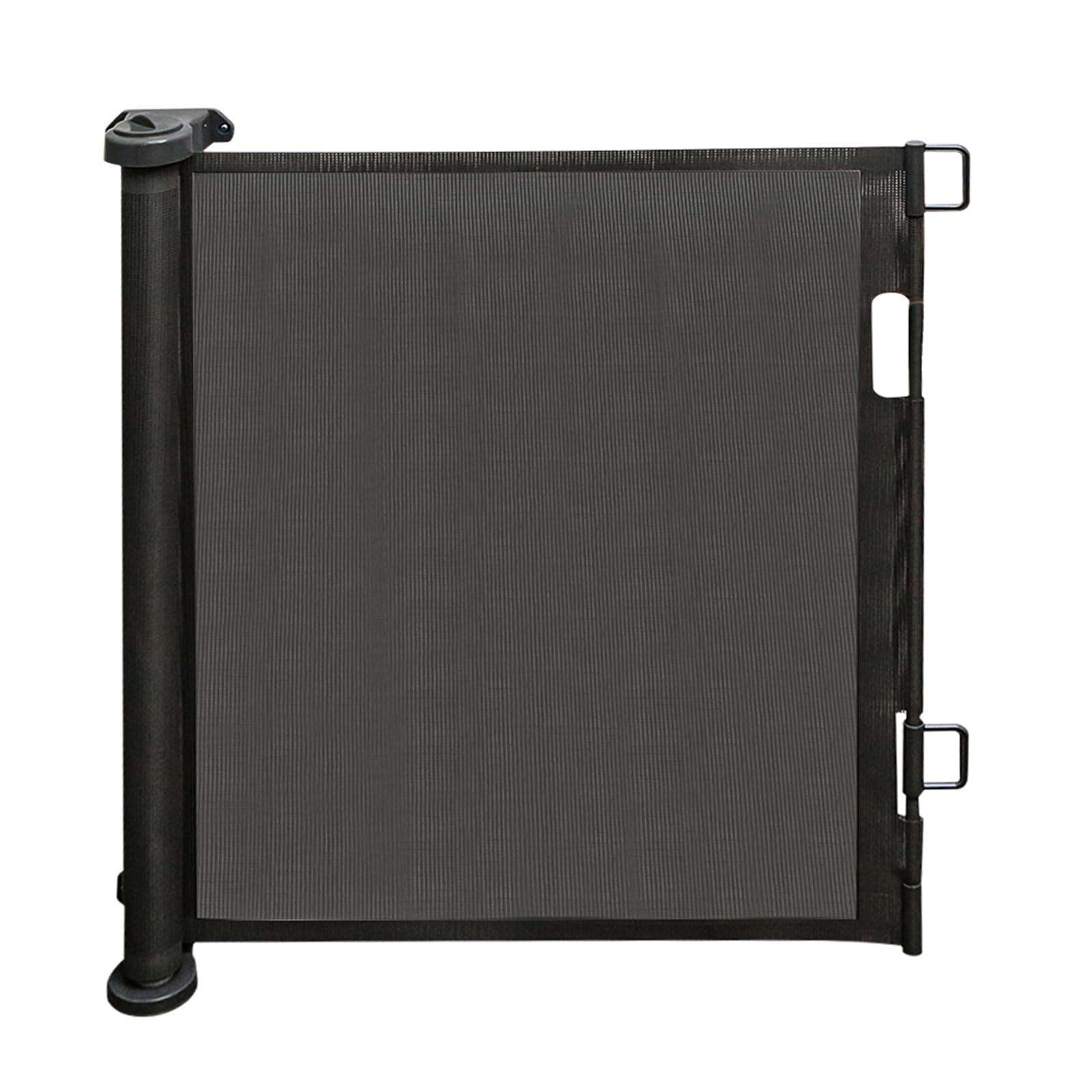 Homewell - Valla de seguridad para niños, barrera de seguridad retráctil, apta para bebés, niños y animales domésticos, barrera de seguridad para pasillos y escaleras, 86 x 150 cm