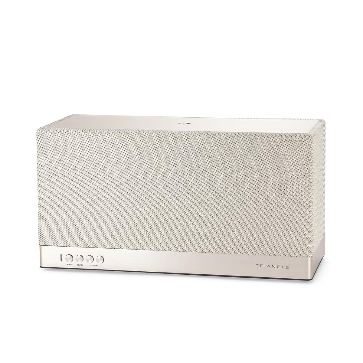 Triangle - Enceinte connectée AIO 3 - Enceinte Tout en Un Compatible Bluetooth, Wi-FI & Multiroom sans-Fil - Audio HD - Entrée Optique - 2X 45W - 360 x 195 x 150 mm - Greige