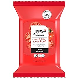 Yes To Tomatoes Clear Skin Blemish Clearing Facial Wipes, 30 Count