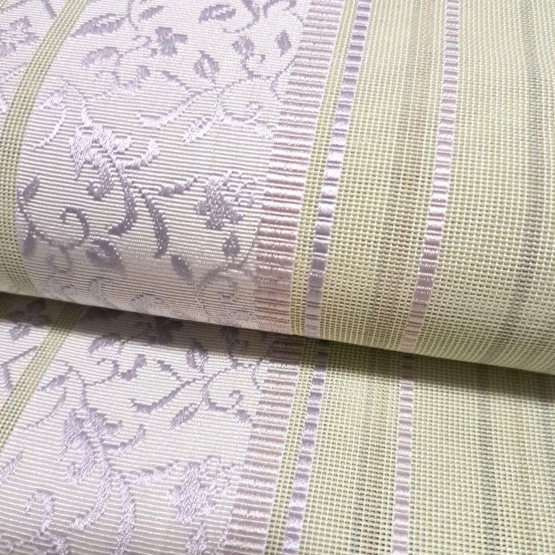 No.5213　名古屋帯　夏帯　博多織風　仕立済　新品未使用 No.5213 名古屋帯 夏帯 博多織風 仕立済 未使用 中古