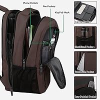 Vista 45 de MATEIN - Mochila empresarial para laptop de 15.6 pulgadas, mochila de viaje con puerto de carga USB, resistente al agua, para trabajo, universidad