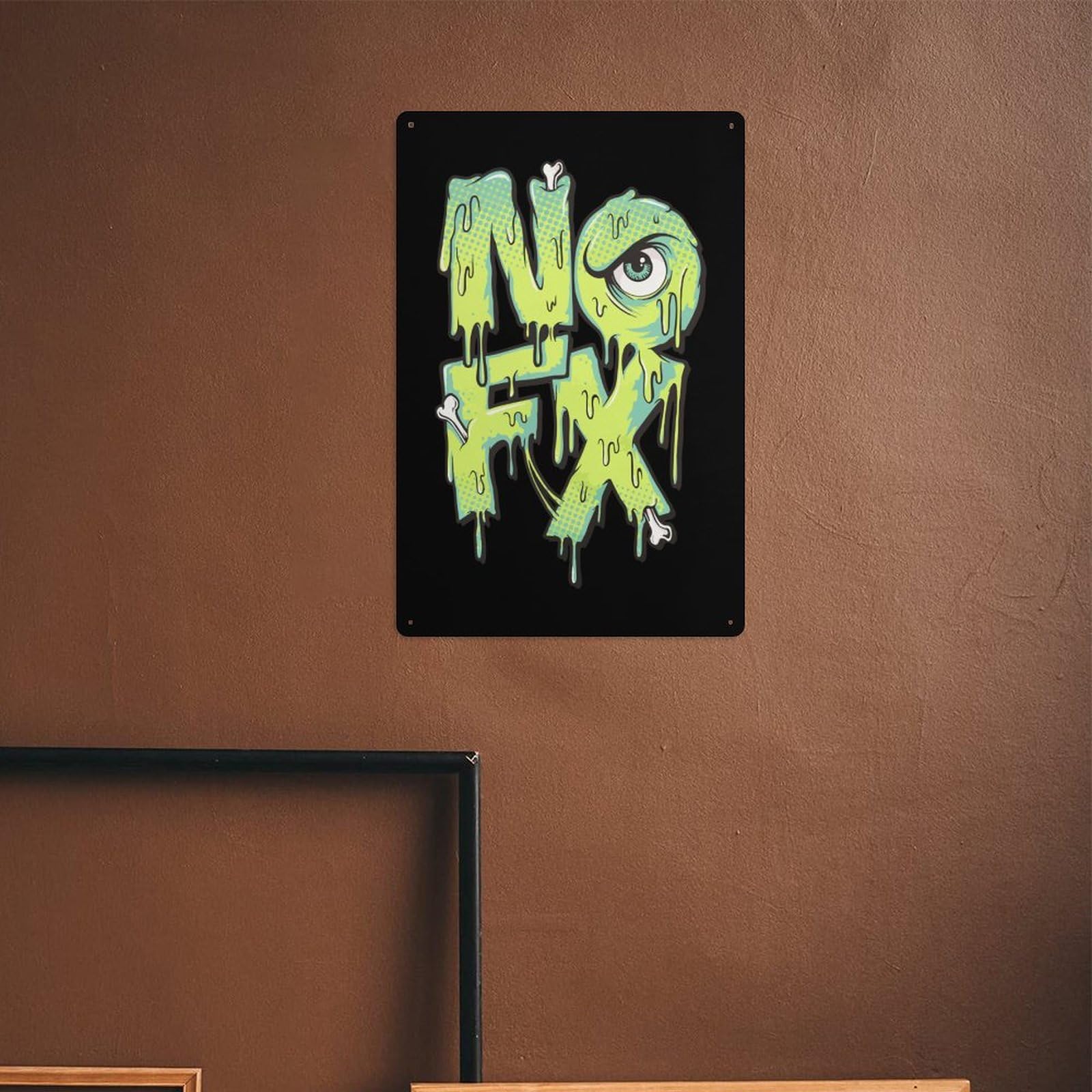 Amazon.co.jp: ブリキ看板 NOFX ノーエフエックス 壁飾り ブリキの絵