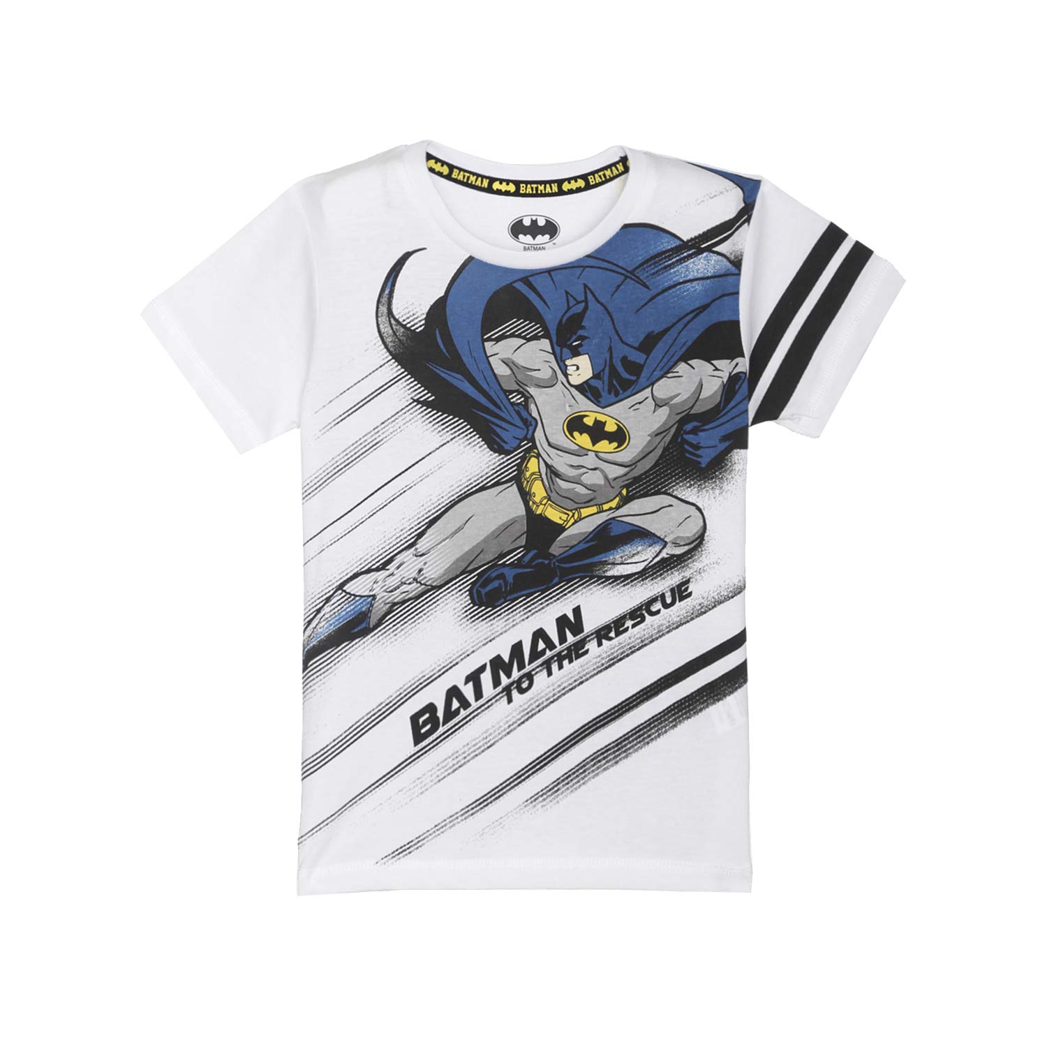 KidsvilleBatman White Boys Regular fit T-Shirt