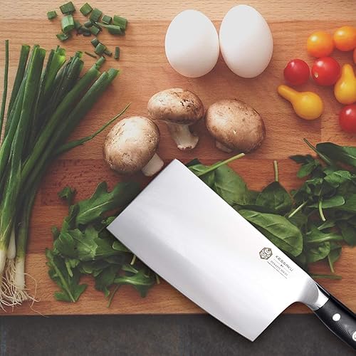 Miniatura 4 de Juego de cuchillos de carnicero de 7 pulgadas y cuchillos de deshuesar de 6 pulgadas, serie Dynasty - Acero alemán HC - Mango de espiga completa G10