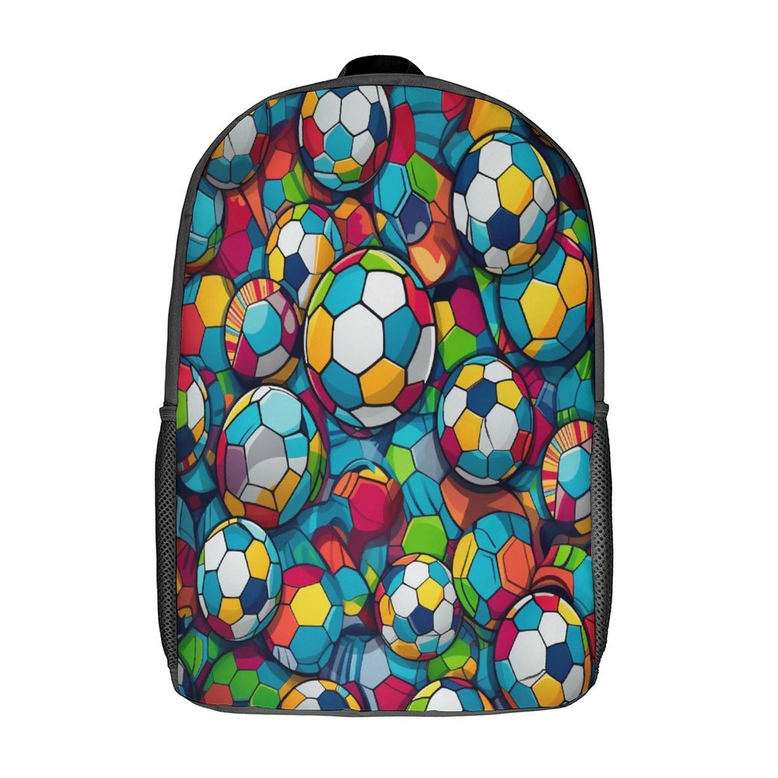 EQKDBFVHS Football Mochila Para Niños Para Regreso A La Escuela Con Pecho 3D Y Capa De Plegable Para Niños Mochila De Viaje 17inch