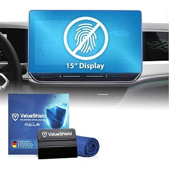 Anti-Fingerprint Matte Screen Protector for VW Passat B9 Variant 2024-2030 15 Inch Discover Pro Max Speedometer Radio Multimedia Sat Nav Screen Infotainment Touchscreen Anti-Glare Coating