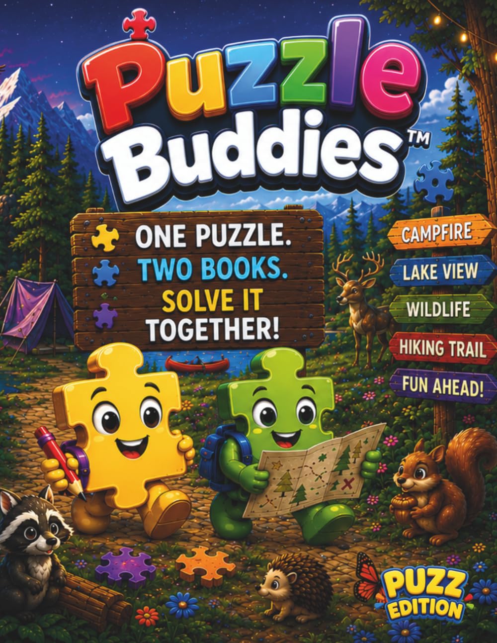 Puzzle Buddies Camping Trip Adventure: Puzz Edition (Puzzle Buddies Adventures)