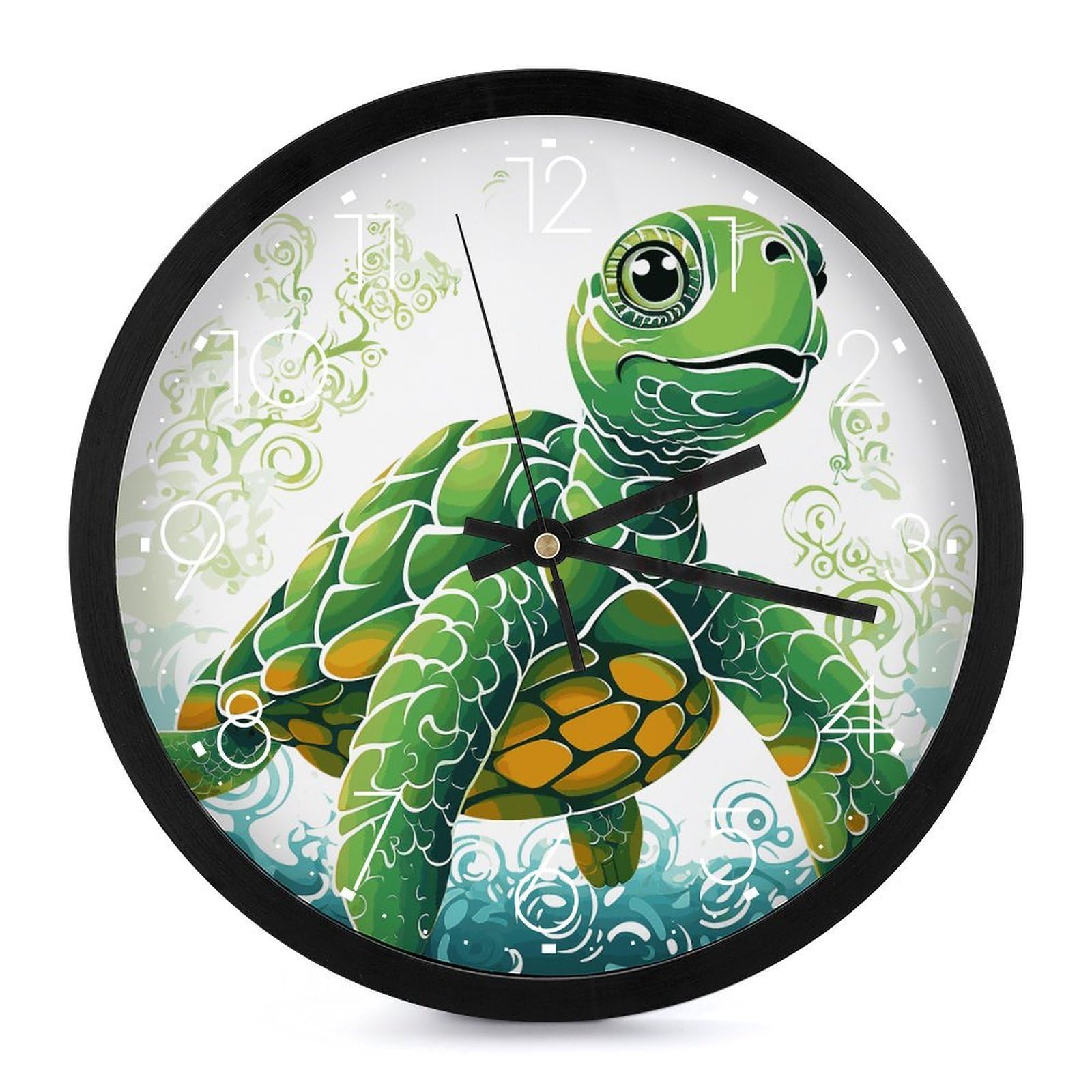 Horloge murale silencieuse sans tic-tac mécanisme quartz précis pour chambre coucher
