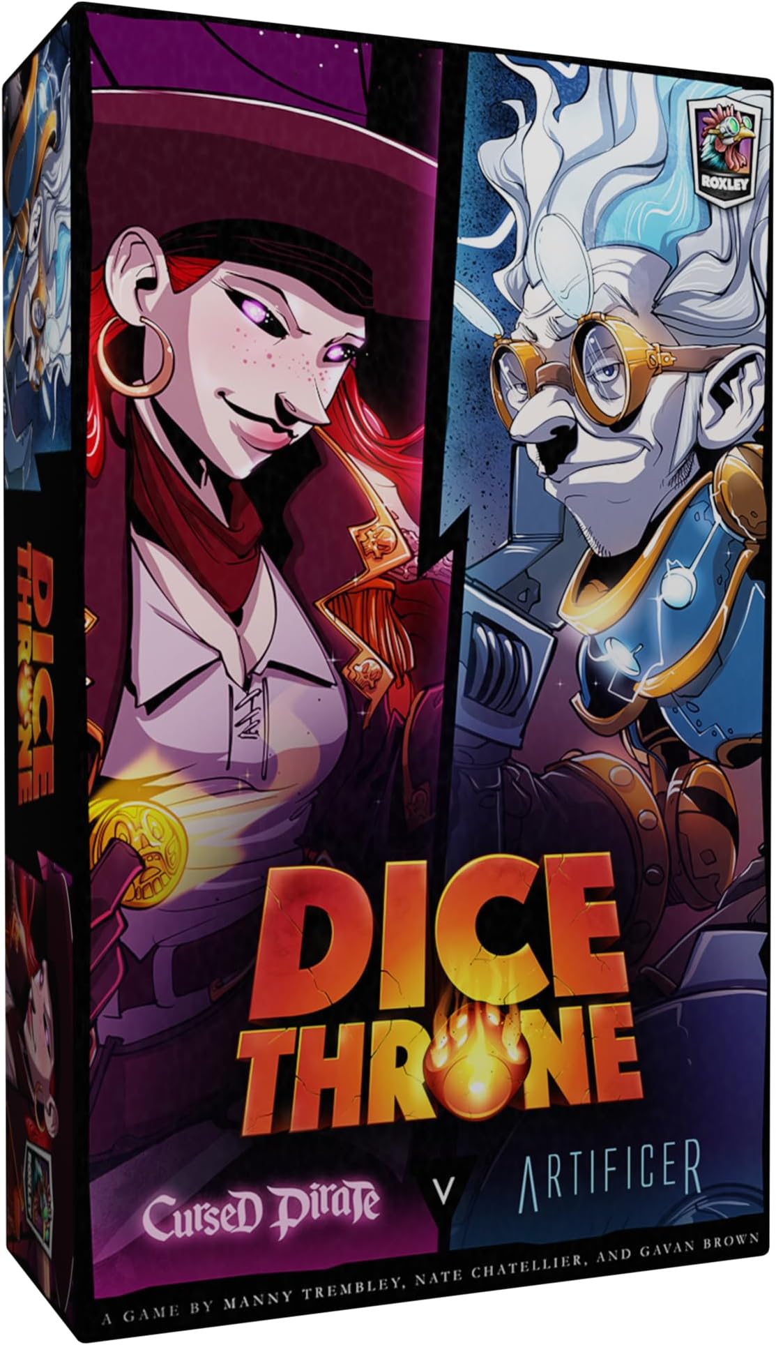 Roxley Games Cursed Pirate Vs Artificer - Dice Throne: Season Two Board Game