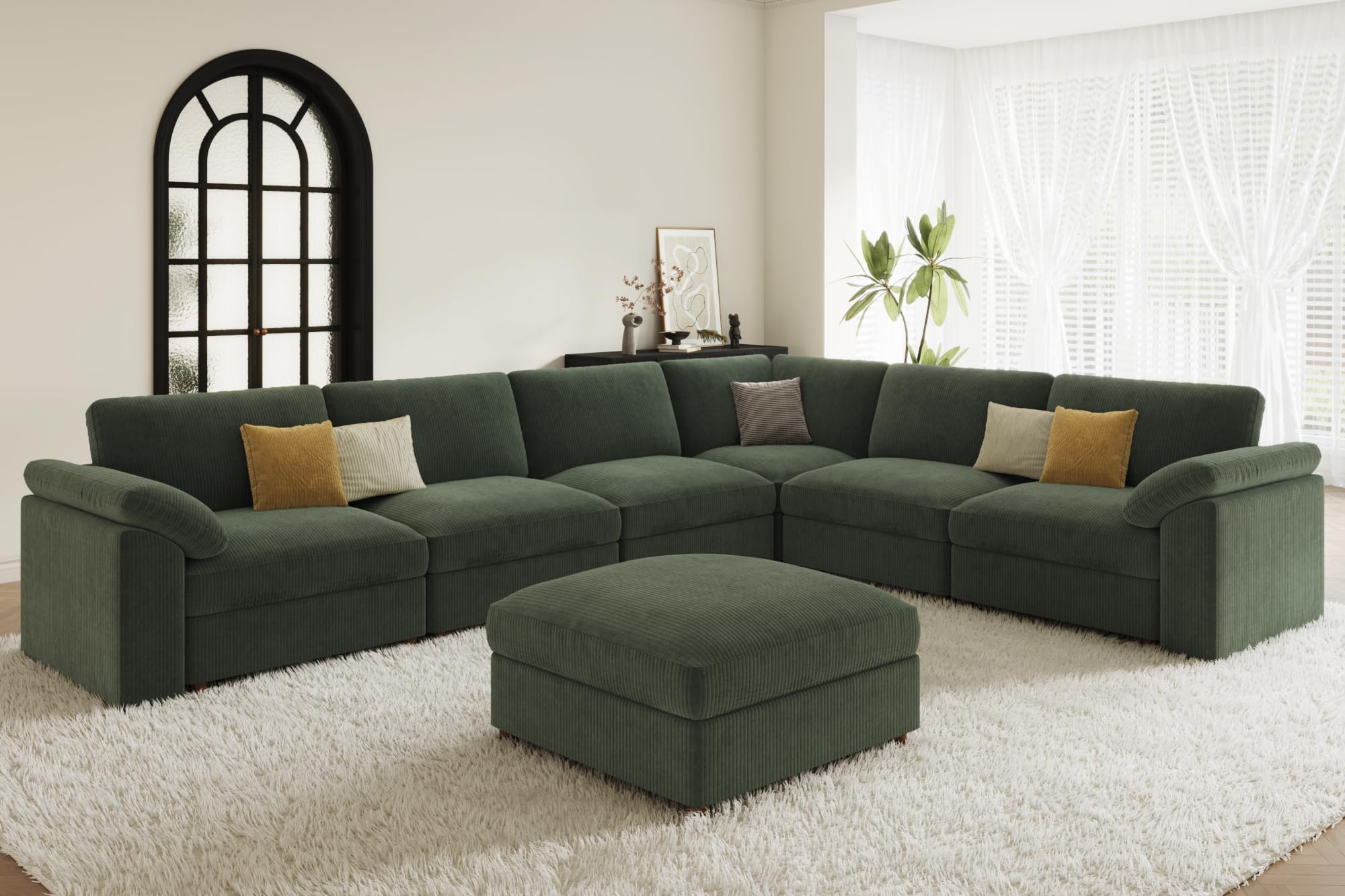 EASE MOOSE Oversized Corduroy Modular Sofa