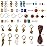 Leeven 417PCS Dreadlock Accessories Hair Braid Accessories with Braid Rings Hair Hoops Hair Clips Dreadlock Beads Colorful Cord Hair Rings