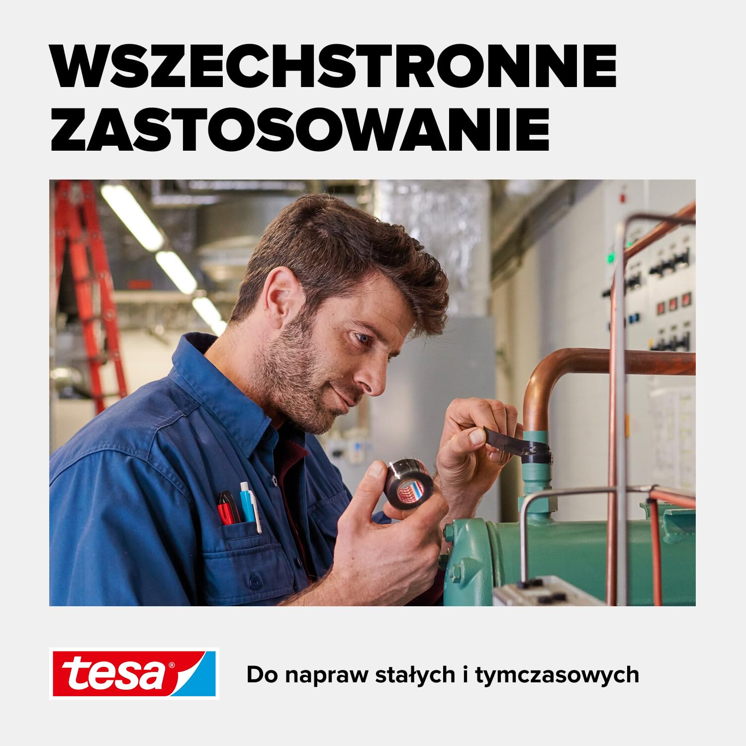 Tesa 56064-00003-00 Taśma Uszczelniająca, Przeźroczysty, 2.5m x 19mm