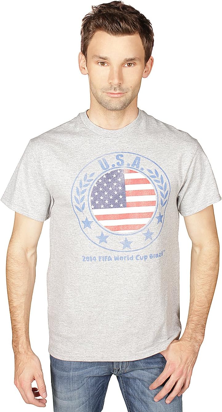 Fifth Sun Fifa Mens World Cup 2014 Usa National Team Sphere T-Shirt Medium