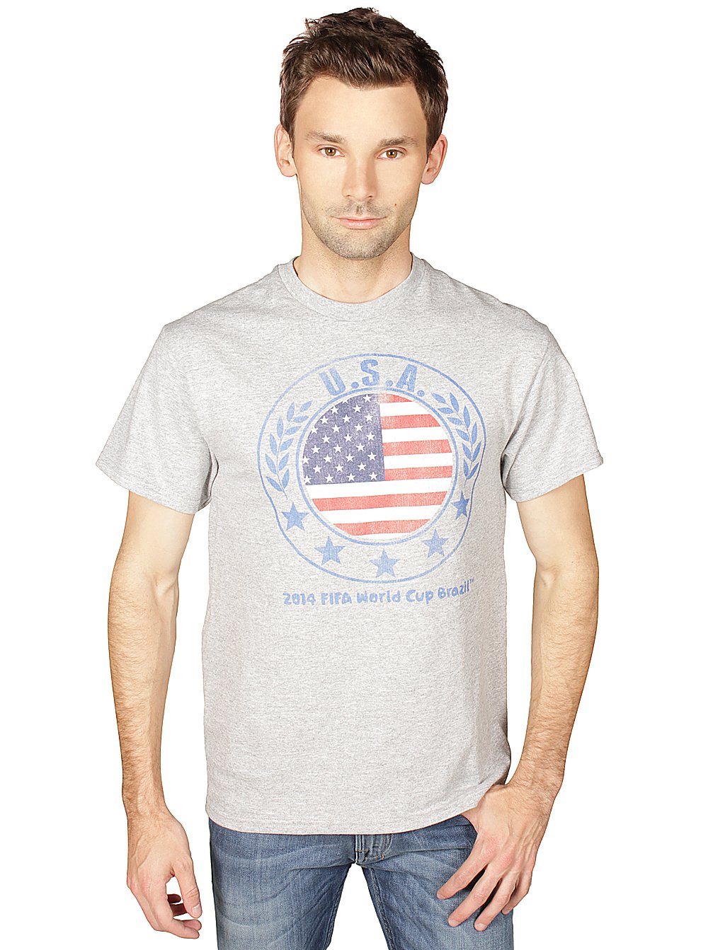 Fifth Sun Fifa Mens World Cup 2014 Usa National Team Sphere T-Shirt Medium