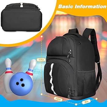 Amazon.com: 2 Ball Bowling Backpack,Bowling Ball Bag with