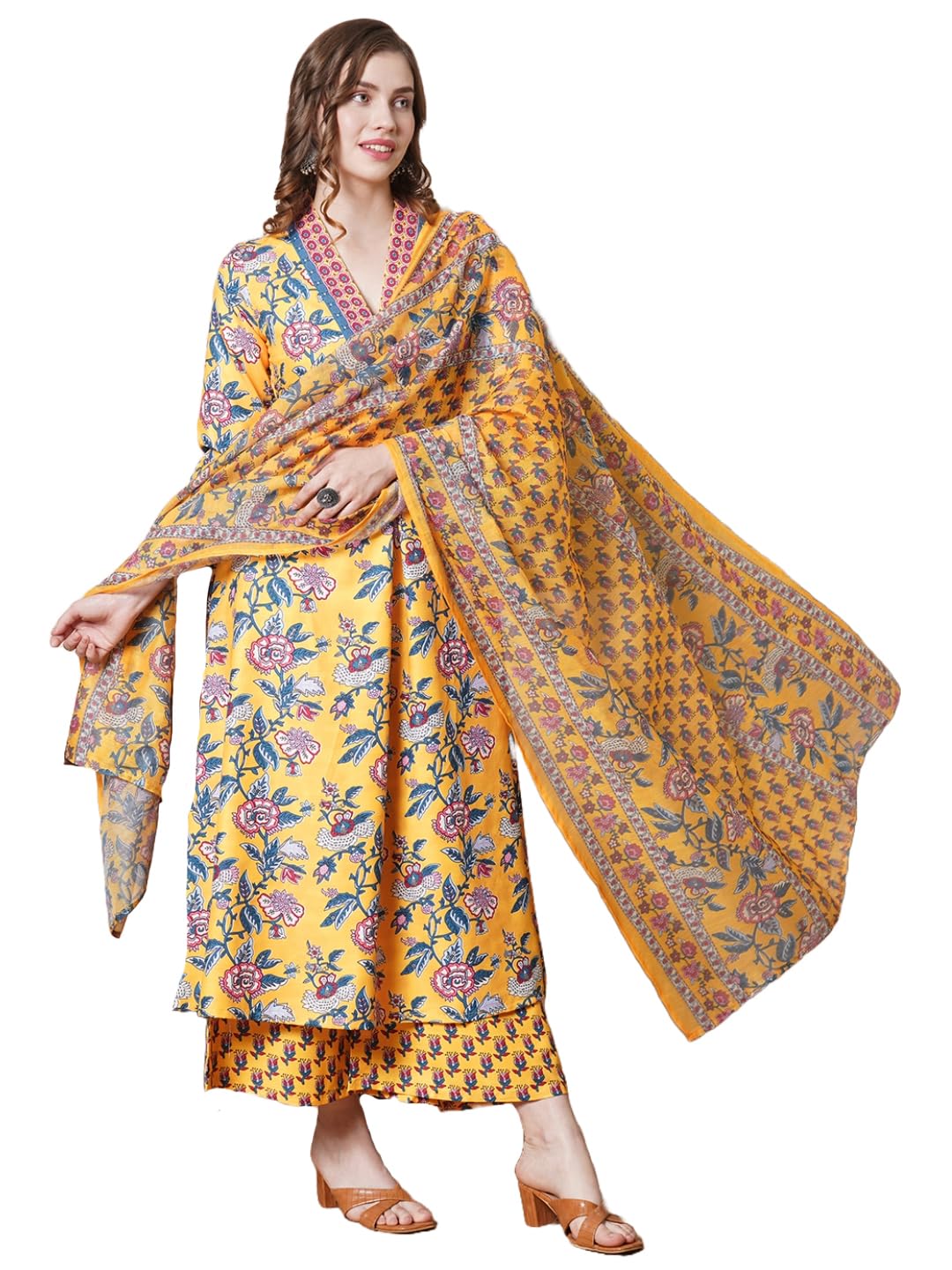 ANNI DESIGNER Kurta avec pantalon pour femme