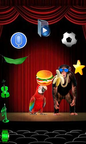 Singing Parrot vs Talking Monkey – vue 6