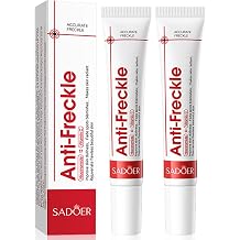 Pack of 2 Cream Against Pigment Spots Pigment Spot Remover Face Brightening Freckle Cream Anti-Freckle and Brightens the Skin Dark Spots on the Face for Even Complexion & Glow