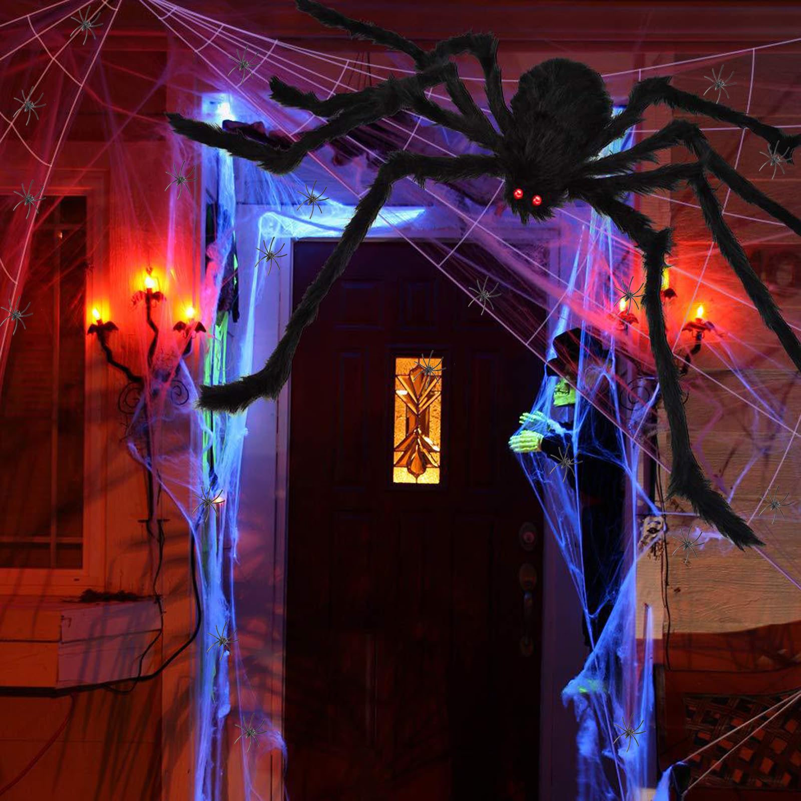 Trójkątna pajęczyna na Halloween, Halloween, Halloween, dekoracja pajęczyna