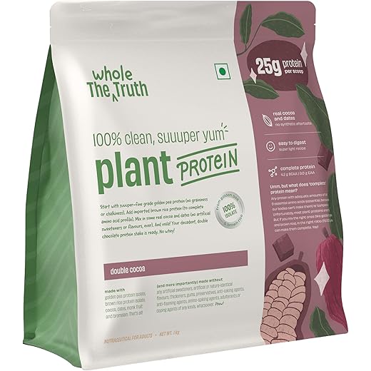 Whole Truth Plant Protein Isolate Double Cocoa 1kg