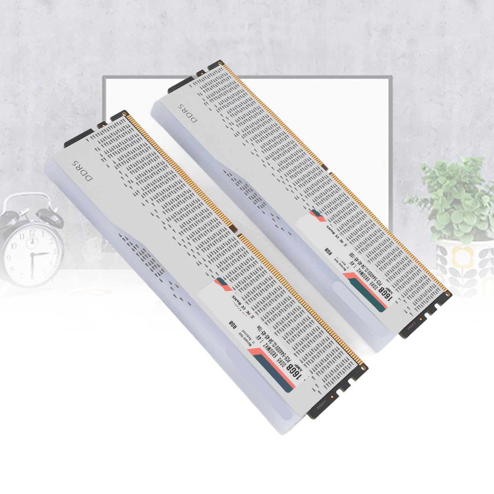 Generic Zestaw Pamięci RAM DDR5 32 GB (2x16 GB) 6800 MHz PC5-54400U CL34-45-45-108 RGB dla Zaawansowanych Użytkowników Komputerów Stacjonarnych