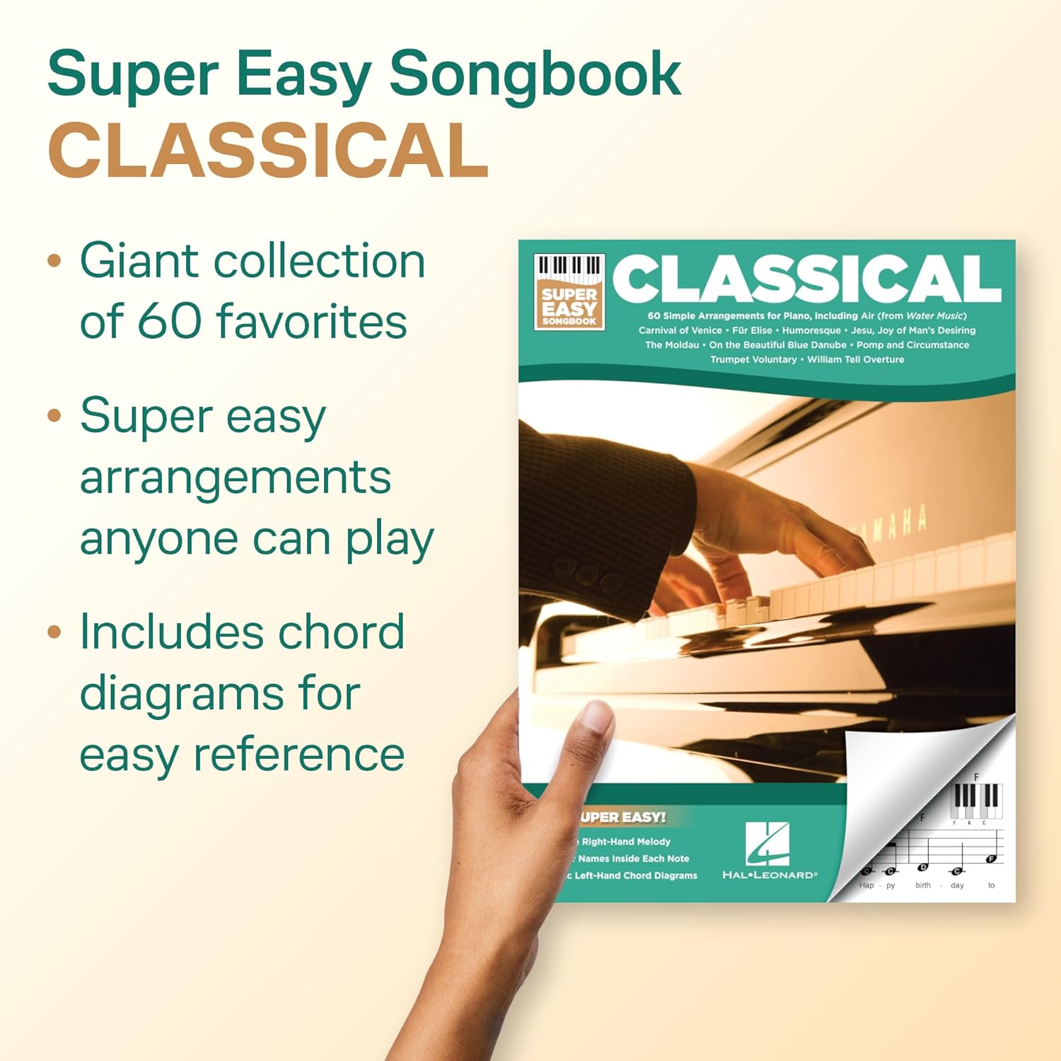 Classic Rock Super Easy Songbook: 60 Timeless Rock Songs for Piano | Easy Piano Sheet Music for Beginners | Rock Hits with Right-Hand Melody and Chord Diagrams | Super Easy Piano Arrangements - Image 8
