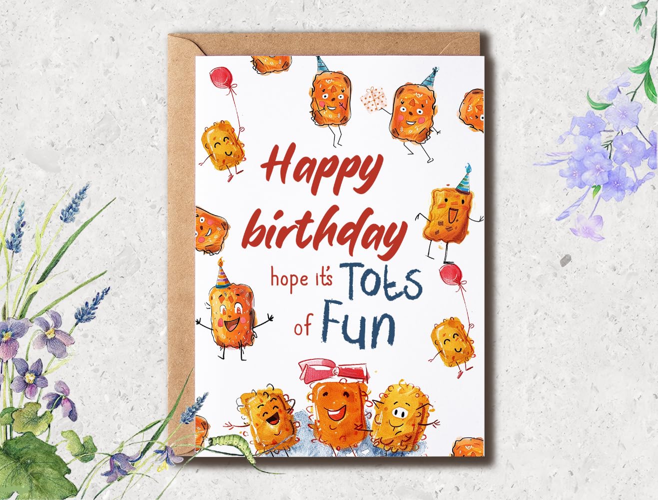 Amazon.com : BNJDesigns Happy Birthday Hope it's tots of fun - Tater Tots Birthday Card - Funny Birthday Card - Junk Food Card - Food Birthday Card - Pun Birthday Card, White : Office Products amazon-com-bnjdesigns-happy-birthday-hope-it-s-tots-of-fun-tater-tots-birthday-card-funny-birthday-card-junk-food-card-food-birthday-card-pun-birthday-card-white-office-products