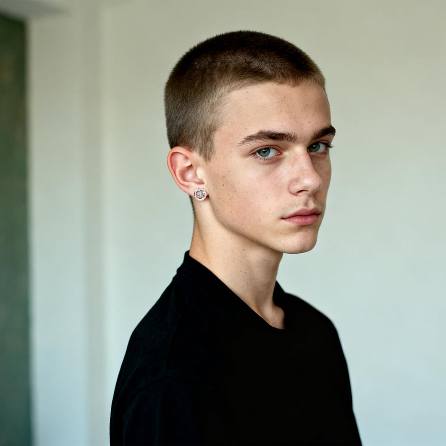 925 Sterling Silver Celtic Triquetra Witch Trinity Knot Earrings for Women - Image 5