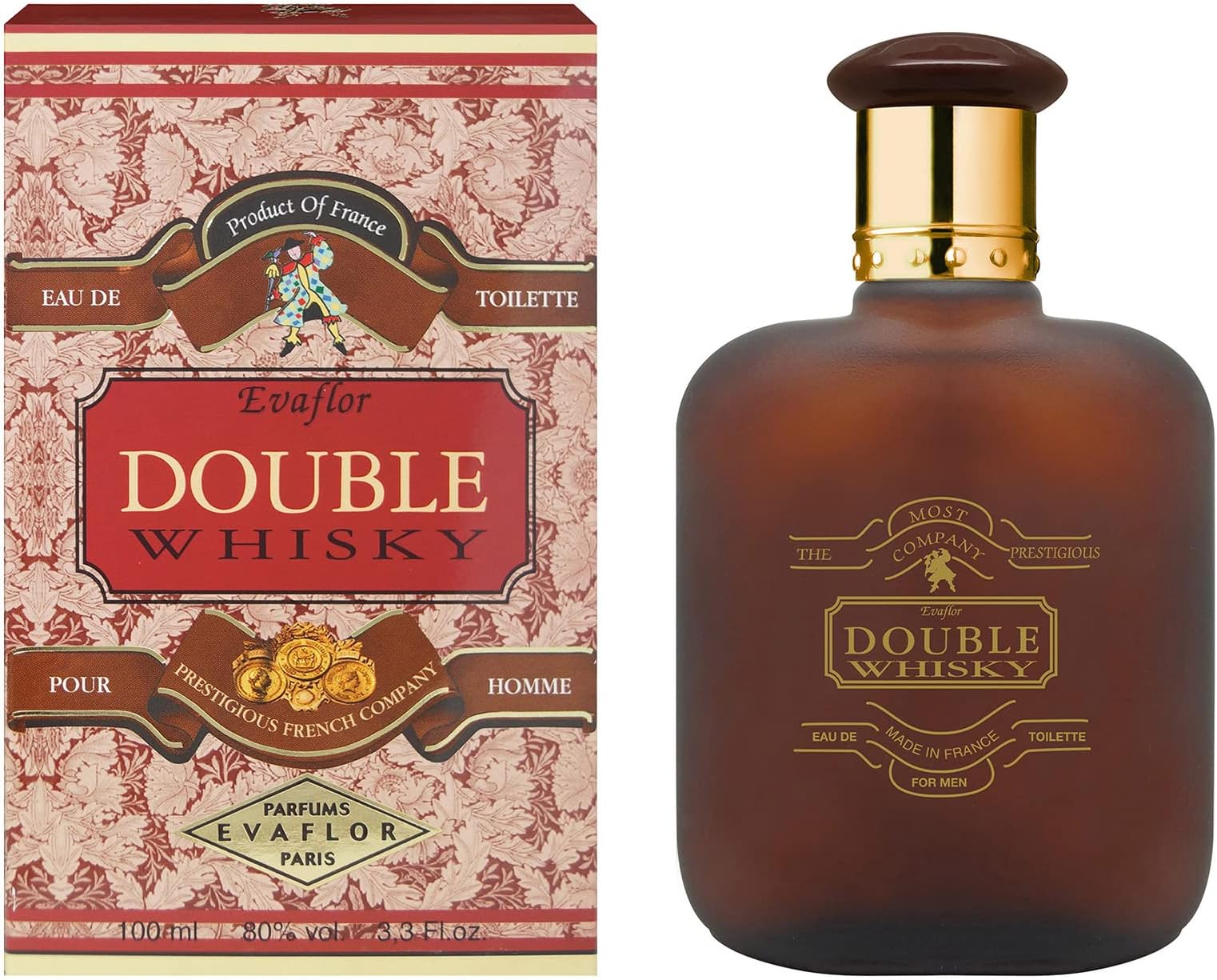 DOUBLE WHISKY • Eau de Toilette 100 ml • Men's perfume • Spray • EVAFLORPARIS