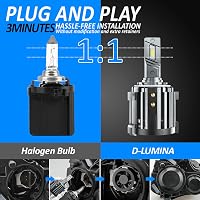 D-Lumina H7 LED fényszóró izzó Volkswagen, Mercedes modellekhez, autóspecifikus adapterekkel, 100W 10000LM 6000K fehér, 2db 2