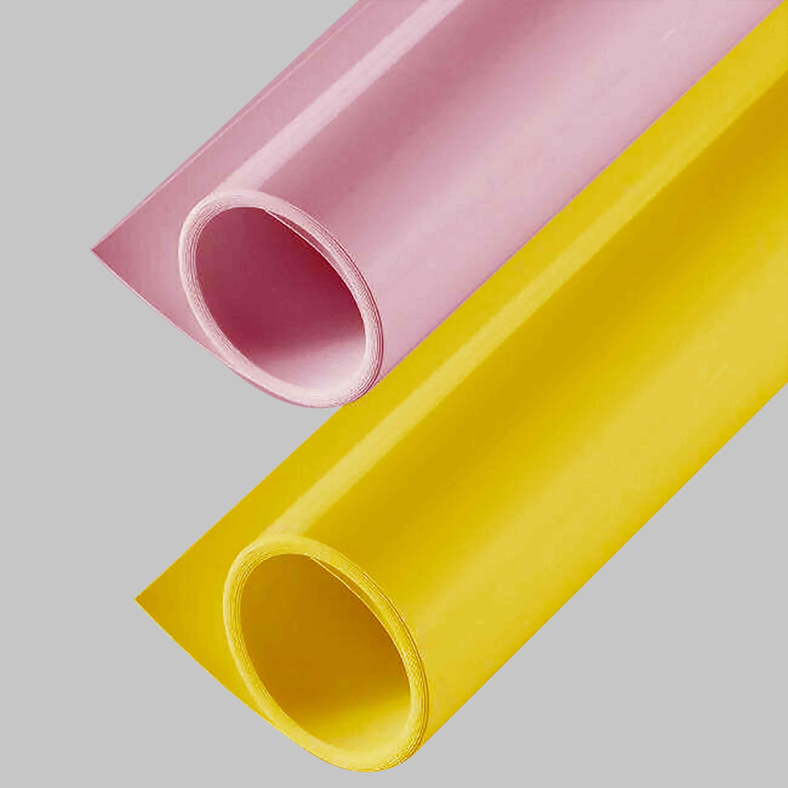 Smiledrive Photography Background Sheets - Backdrop Sheets 60 x 120 cm Waterproof Wrinklefree PVC Material (Pink and Yellow)-image-40