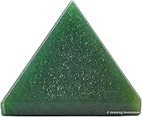 Vista 67 de Cristales curativos de pirámide de labradorita de Amazing Gemstone - Figurina de gran pirámide de 1" de piedra natural para meditación, Reiki