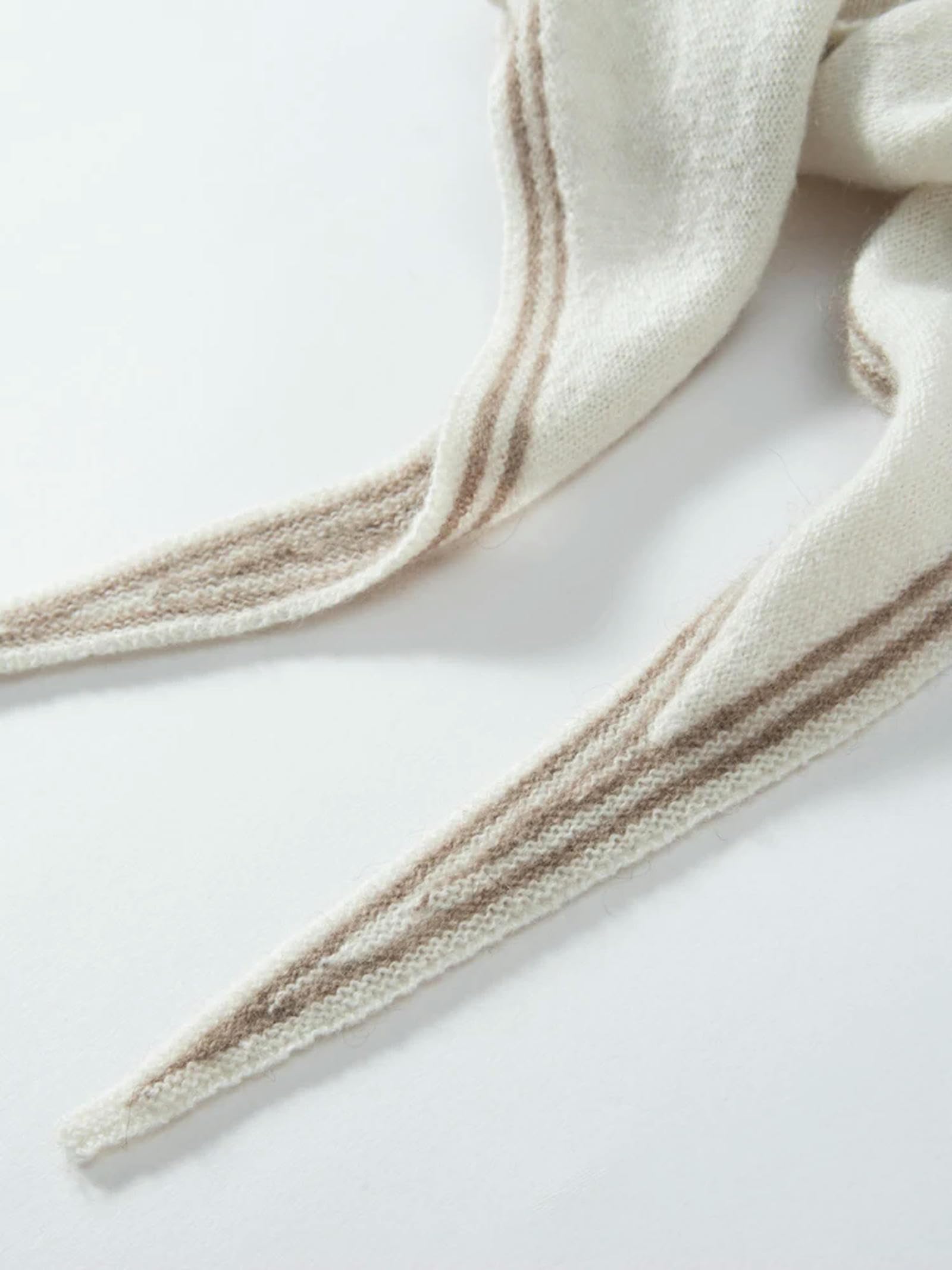 MdybF Schal Frauen Dreieck Schalel Hals Wärmere Applikationsstreifen Mehrzweck Cowl Pashmina Weicher Herbst
