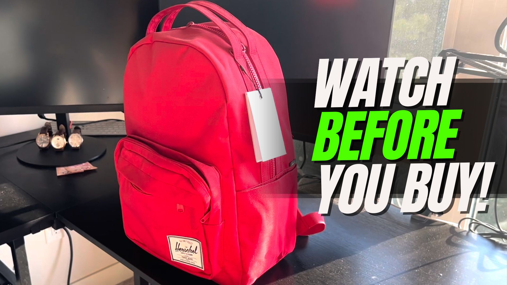 herschel backpack from amazon a good idea Watch Watch BEFORE Buying