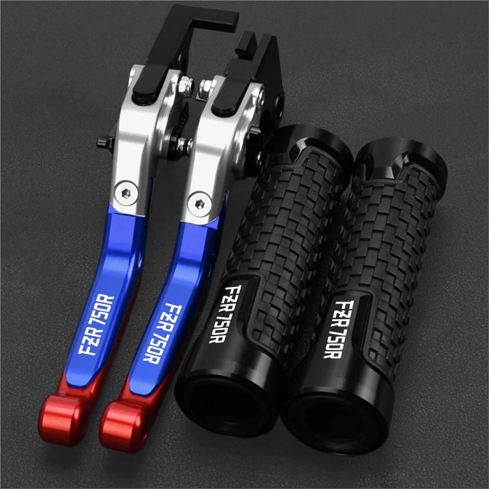 Tgvselpj Multi-Colored Motorcycle Part Motorcycle Parts Adjustable Pivot Brake Clutch Levers Control Handles For Y-Amaha For Genesis Fzr750r 1987-1998(Multi-Colored)