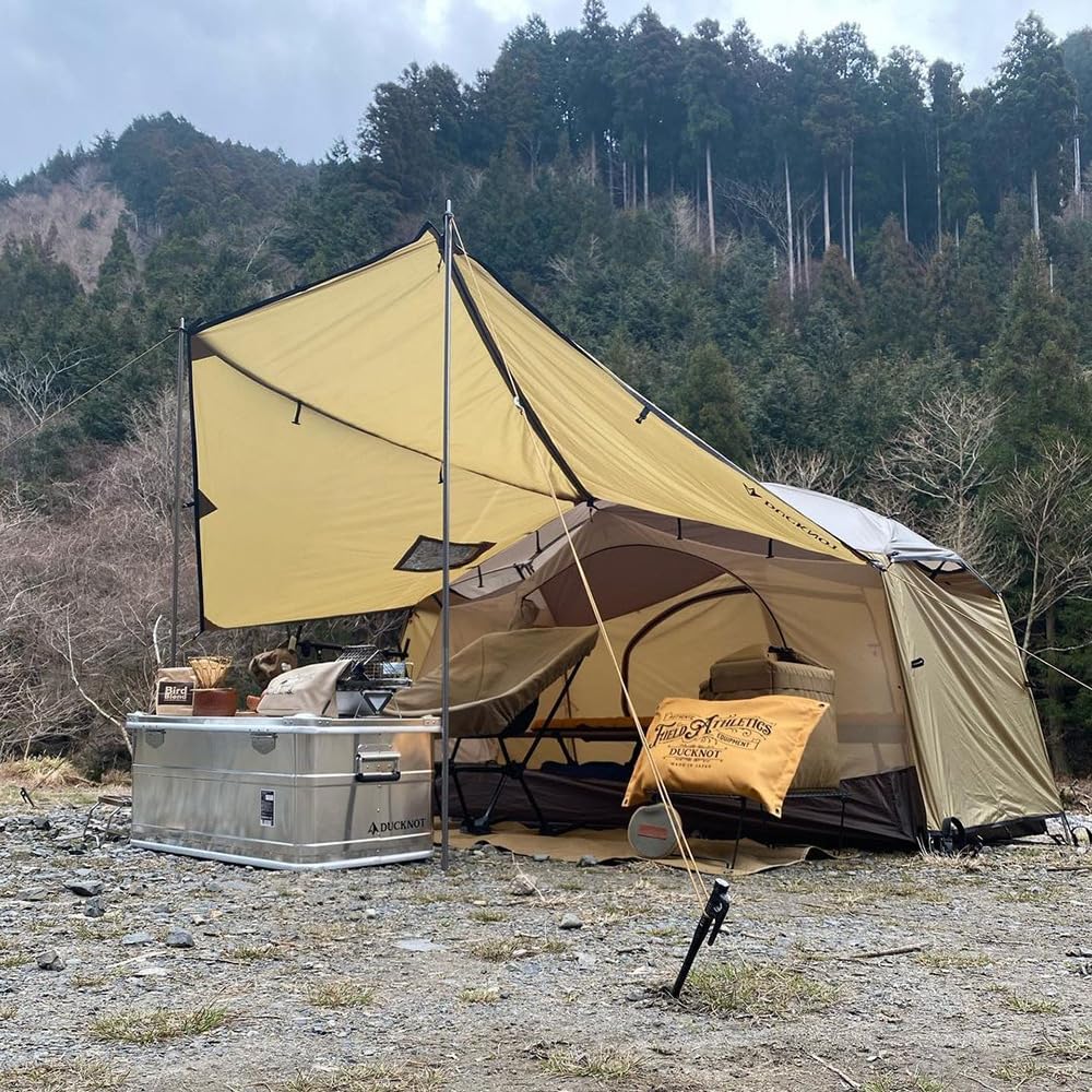 Amazon.co.jp: DUCKNOT Hunting Dome 2P Tent for 2 Persons, Chimney