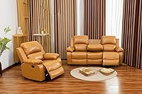 Vista 39 de A Ainehome Juego de muebles de sala de estar, juego de sofá reclinable, sofá de dos plazas para sala de estar, espacio pequeño, caravana, casa