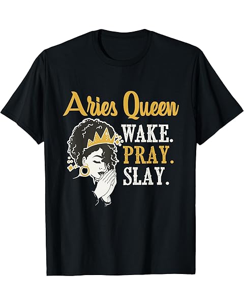 Aries Queen - Astrologer Astrology Zodiac Sign Horoscope T-Shirt