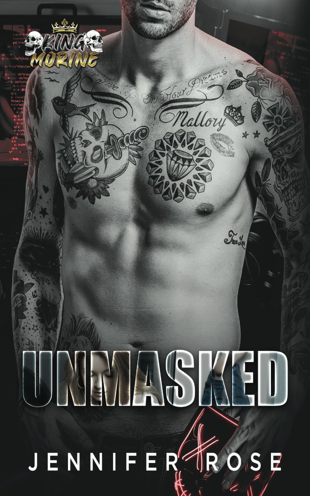 Unmasked: A Dark Masked Man Stalker Romance (King Morine #4)