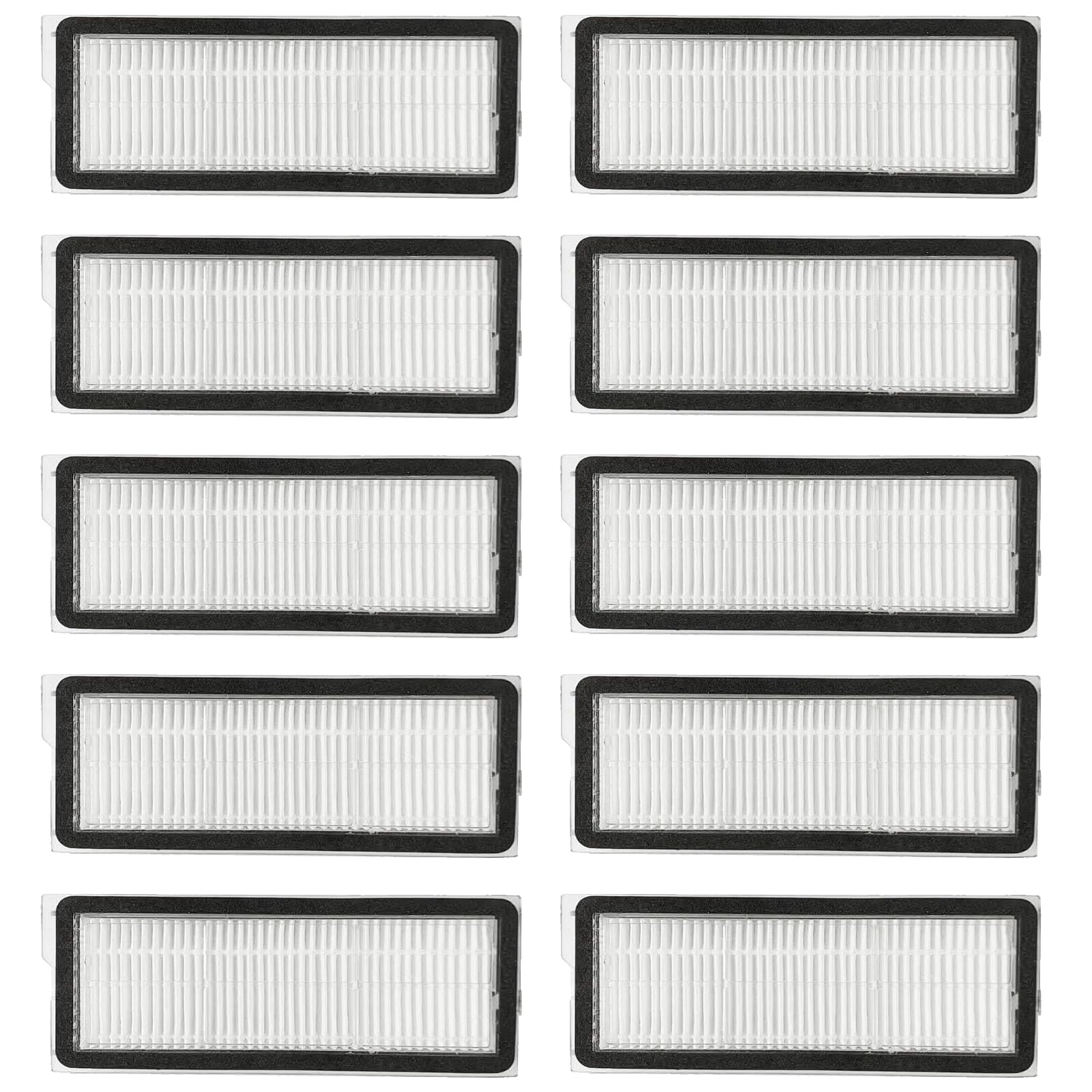 10 Pack Filter Replacement for Roborock Qrevo S/Qrevo Plus/Qrevo Curv/Qrevo Pro/Qrevo MaxV Robot Vacuum Cleaner