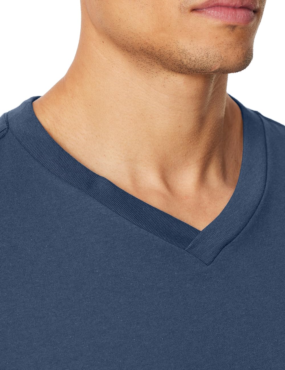 Schiesser Herren Schlafshirt Langarm V-Ausschnitt - Mix + Relax - Organic Cotton Camiseta de Pijama Hombre (Pack de 1)