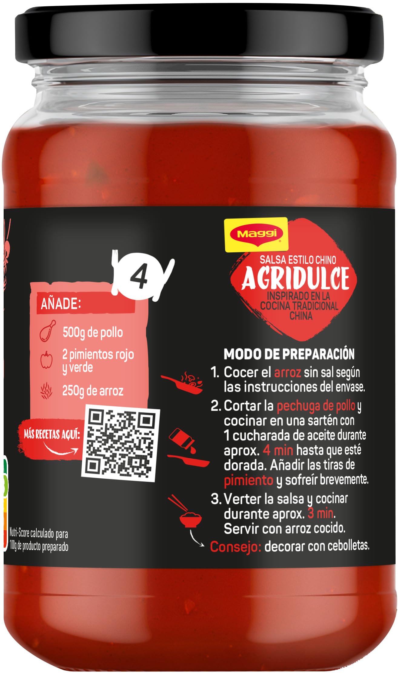 Maggi Salsa Asiática Agridulce 6 x 355 g
