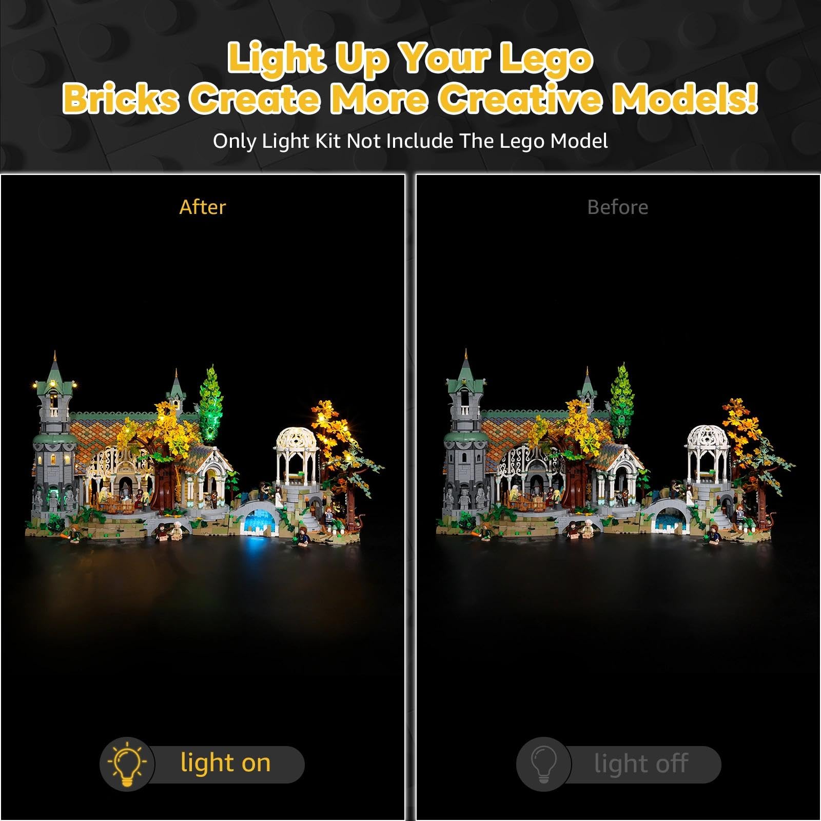 Kyglaring LED Lighting Kit (No Model), Compatible with Lego-43230 Disney Walt Disney Tribute Camera Building Blocks Model Set - Image 2